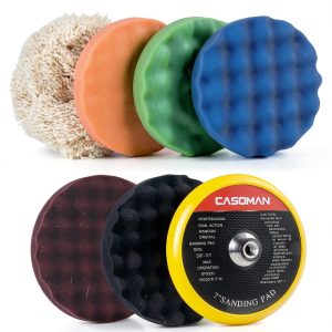 CASOMAN 7-Inch Wool Polishing Pad for Automotive-0